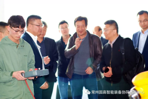 溫州大學(xué)機電工程學(xué)院周宏明院長一行來常州固高參觀交流